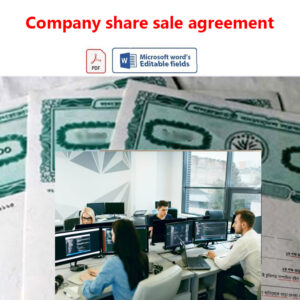 Company share sale agreement