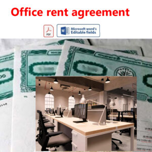 Office rent agreement format in word